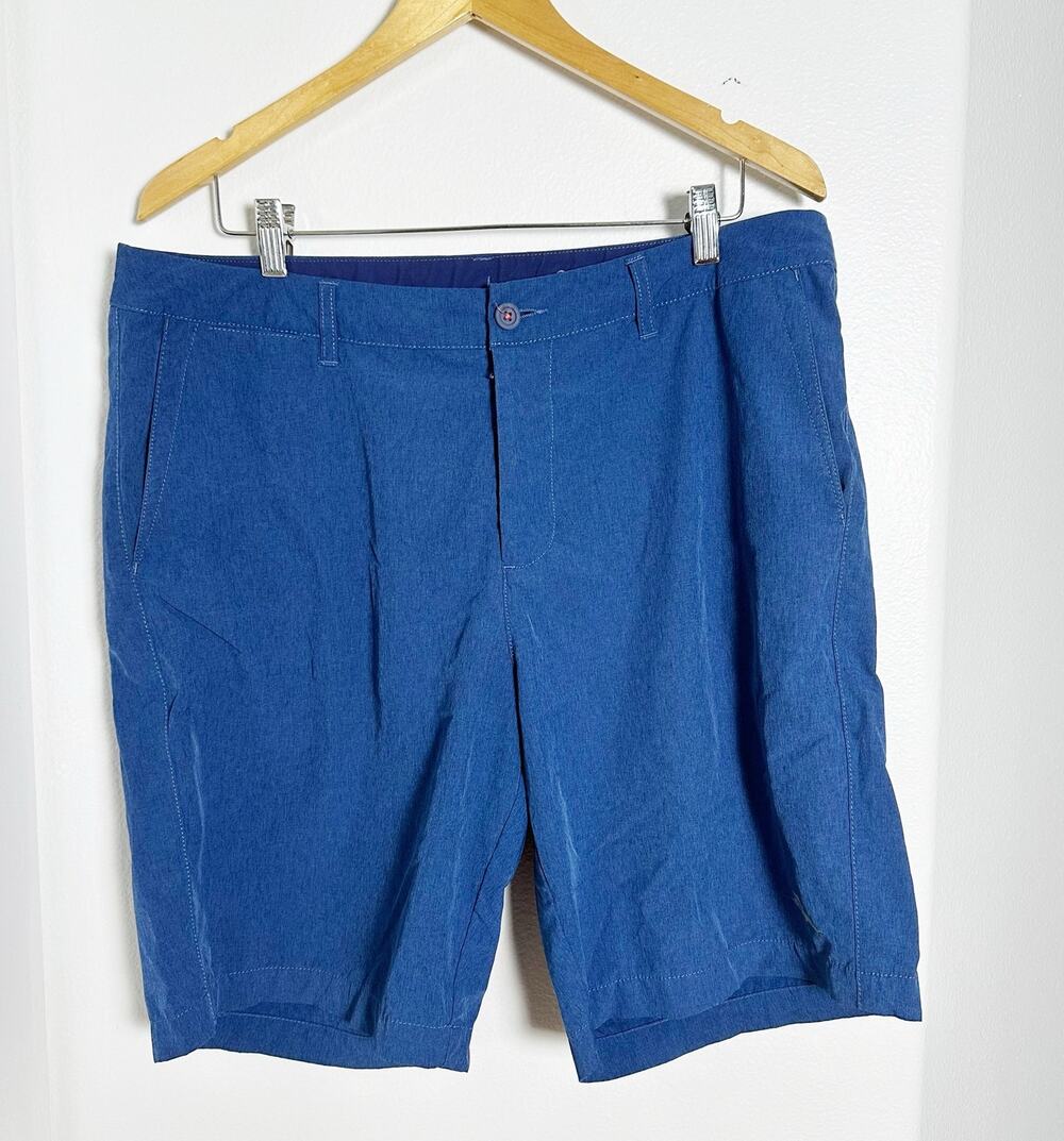 Tommy Bahama IslandZone Performance Hybrid Cargo Shorts Royal Blue Mens Size 36